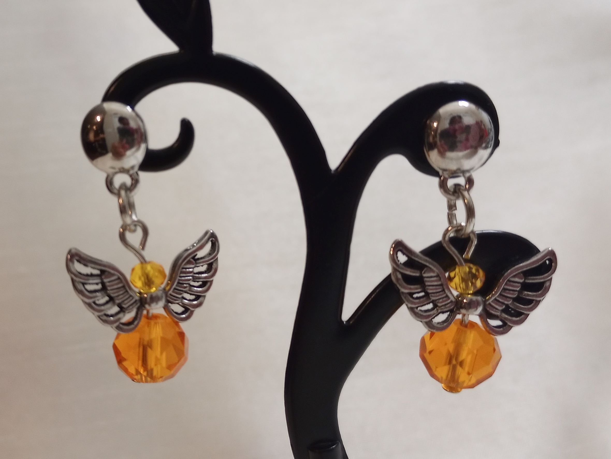 A – Angel Orange Earrings
