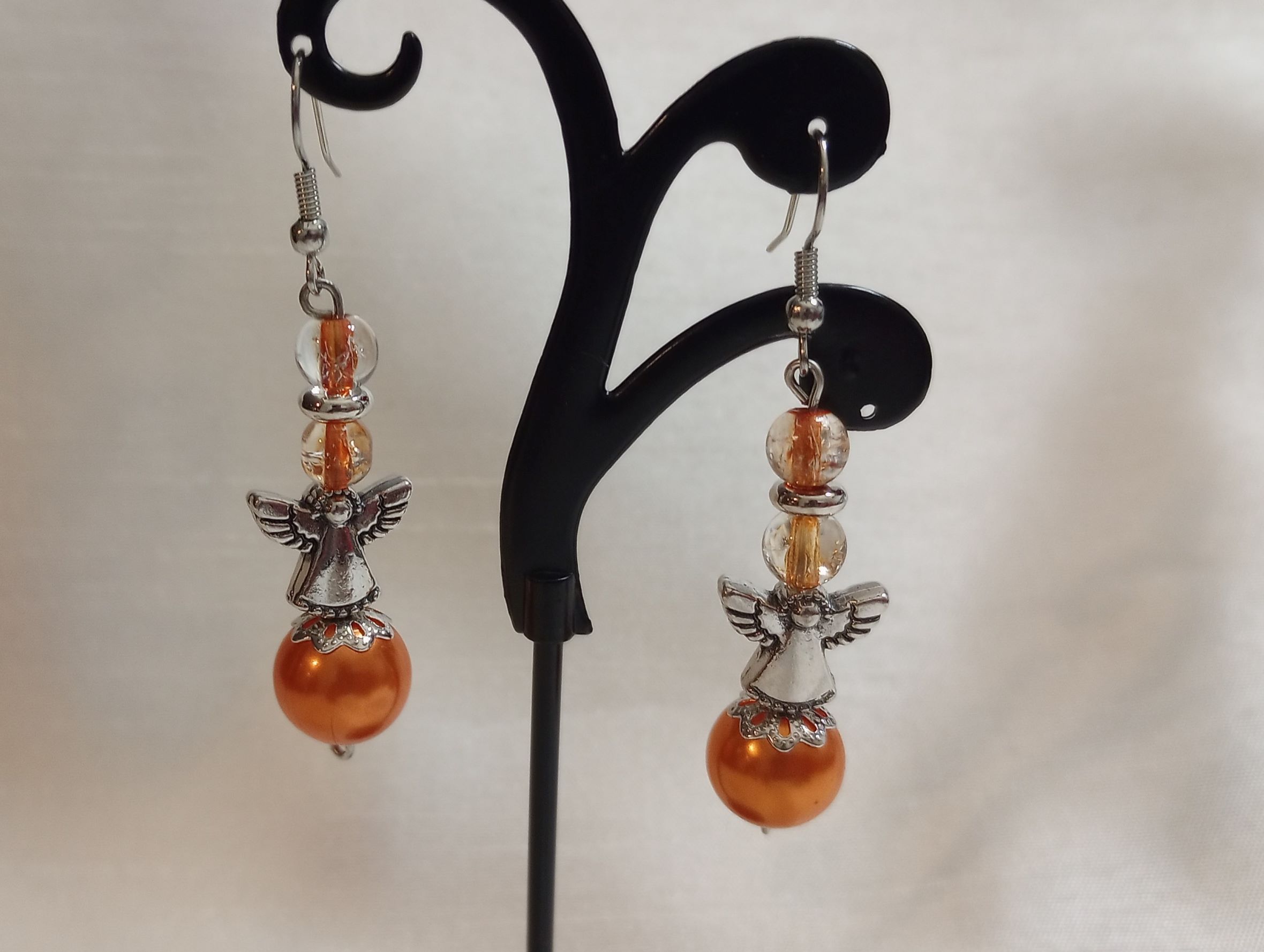 A – Orange Angel Earrings