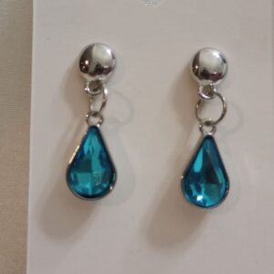 A - Baby Blue Drop Earrings