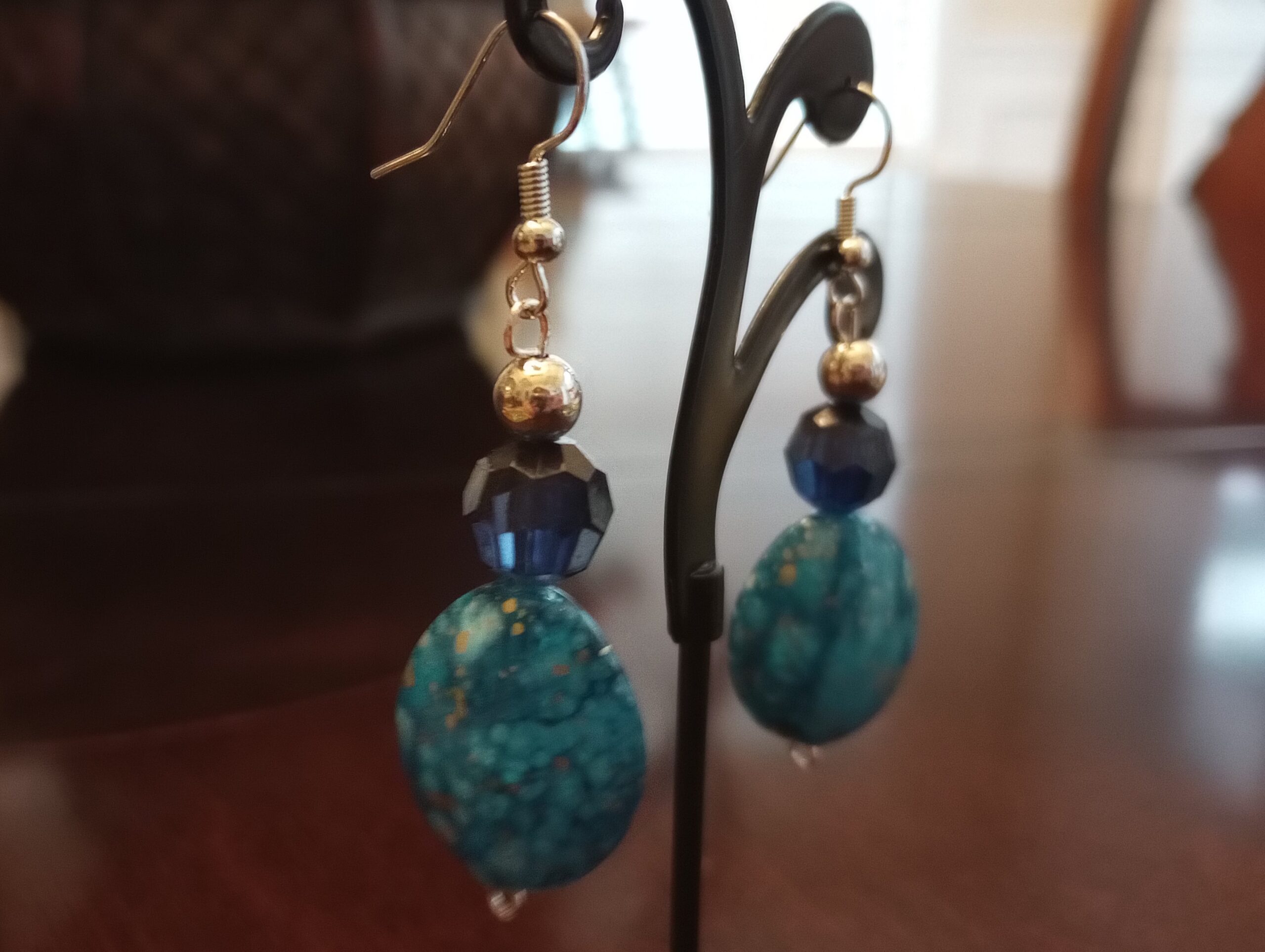 A – Midnight Blue Earrings