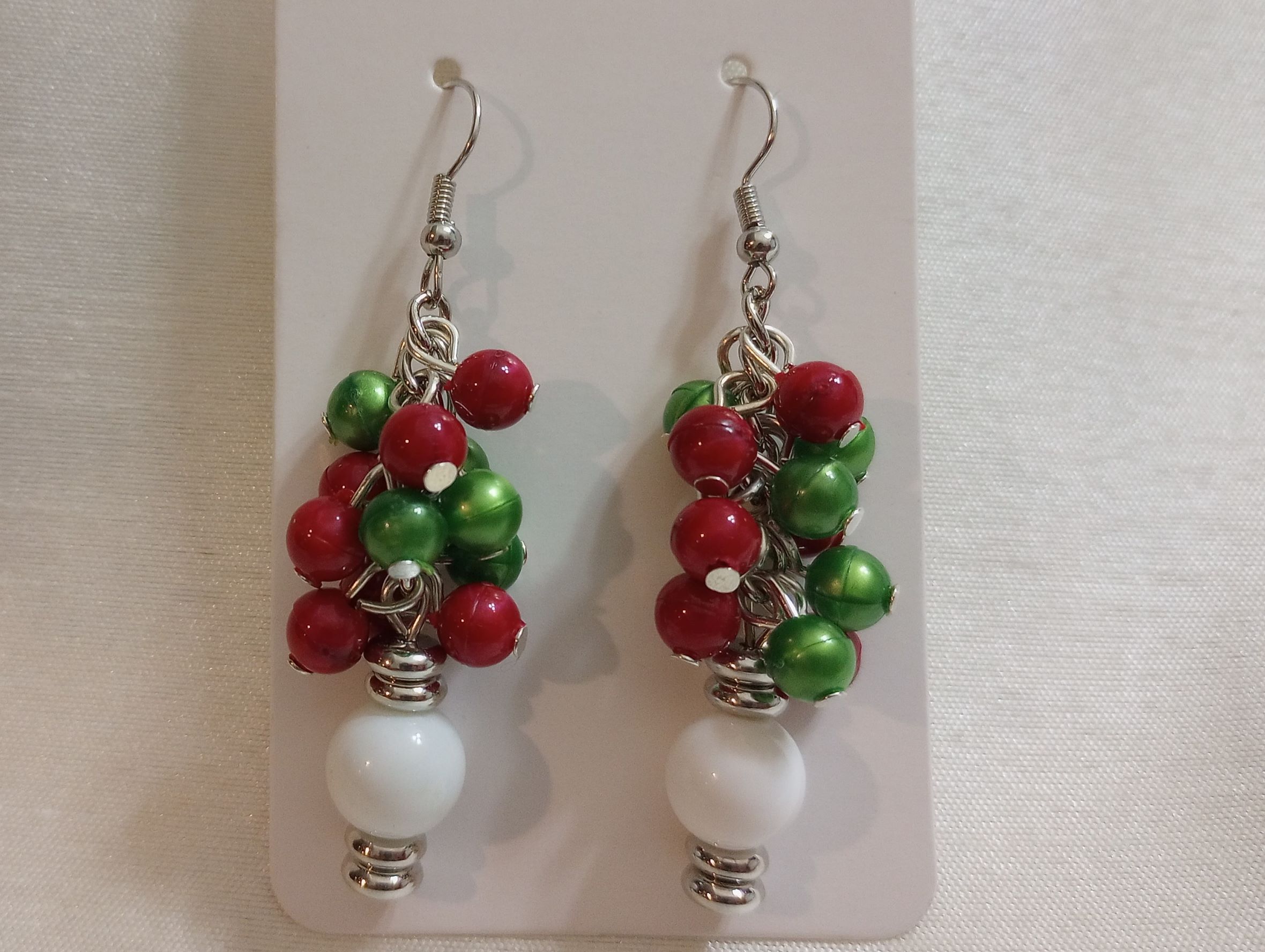 A – Christmas Tree Earrings