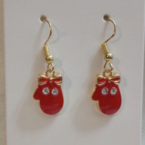 A - Xmas Mitten Earrings