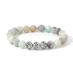 B - Mixed Agate Stone Bracelet