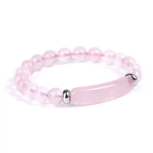 B - Pink Stone Bracelet