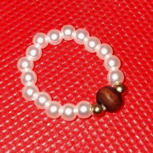 D - Brown Pearl Ring