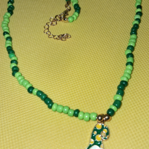 C - St. Patrick's Gnome Necklace