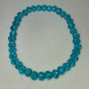 B - Blue Faceted Bracelet