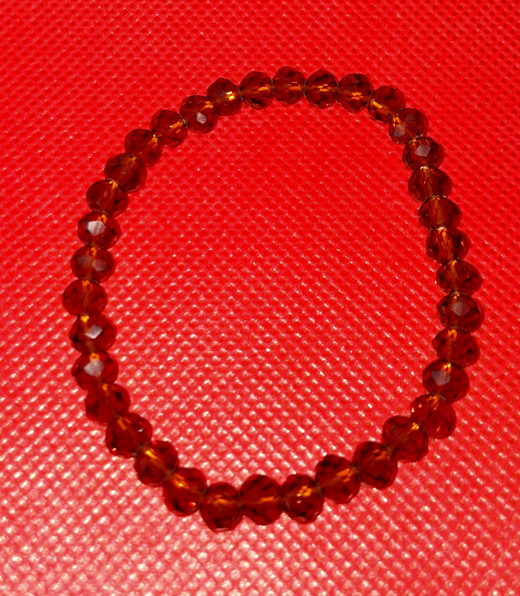 B – Brown Faceted Bracelet