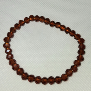 B - Brown Faceted Bracelet