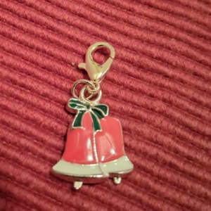 F - Christmas Double Bell Charm