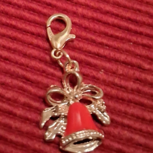 F - Christmas Bell Charm