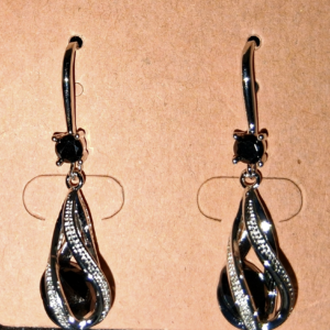 A - Classic Black Earrings