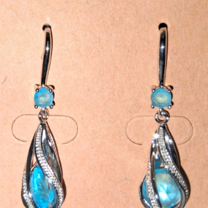 A - Classic Blue Earrings