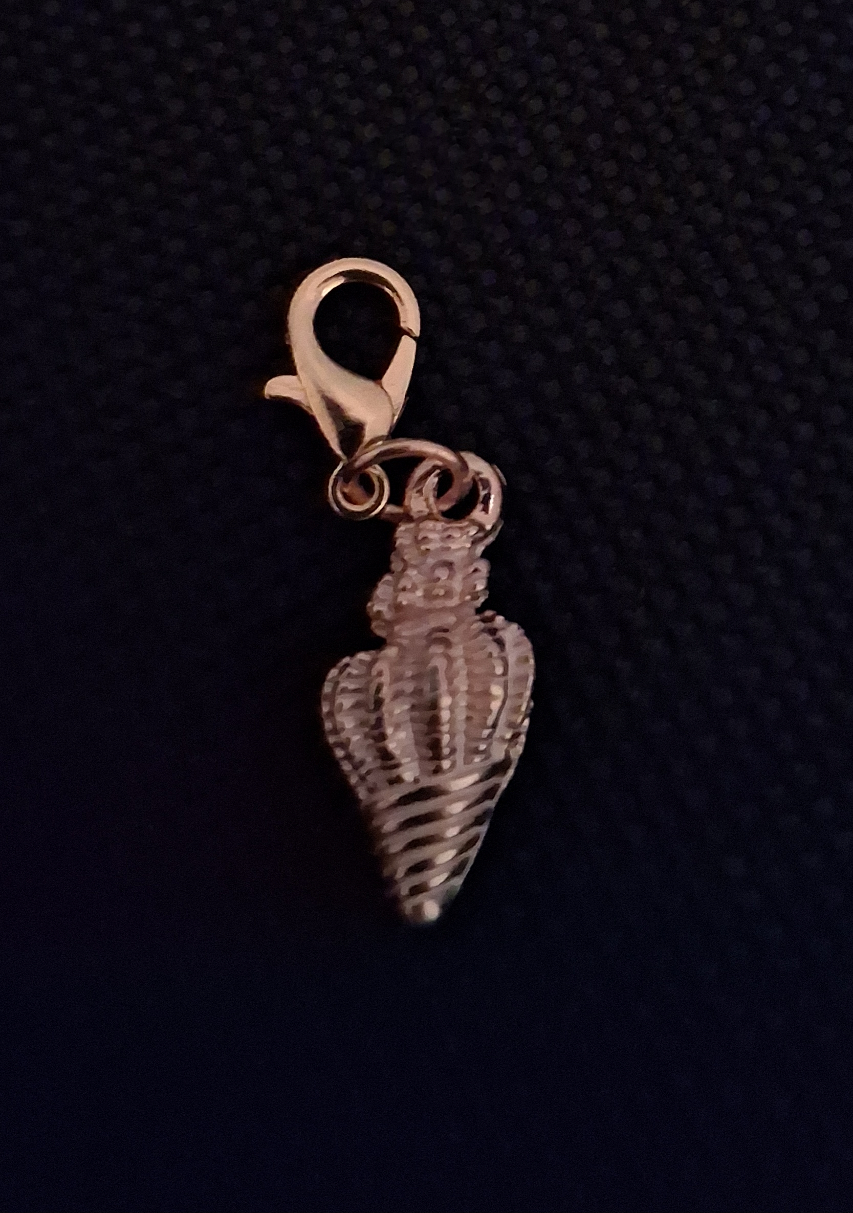 F – Gold Shell Charm