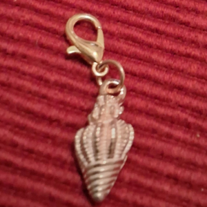 F - Gold Shell Charm