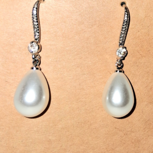 A - Pearl Drop Earrings