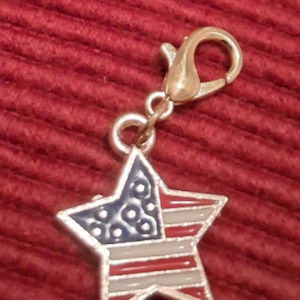 F - July 4th Star Charm