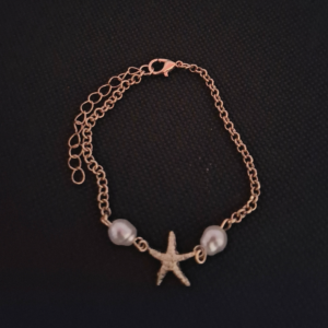 B -Starfish Pearl Bracelet