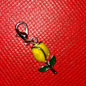 F - Yellow Tulip Charm